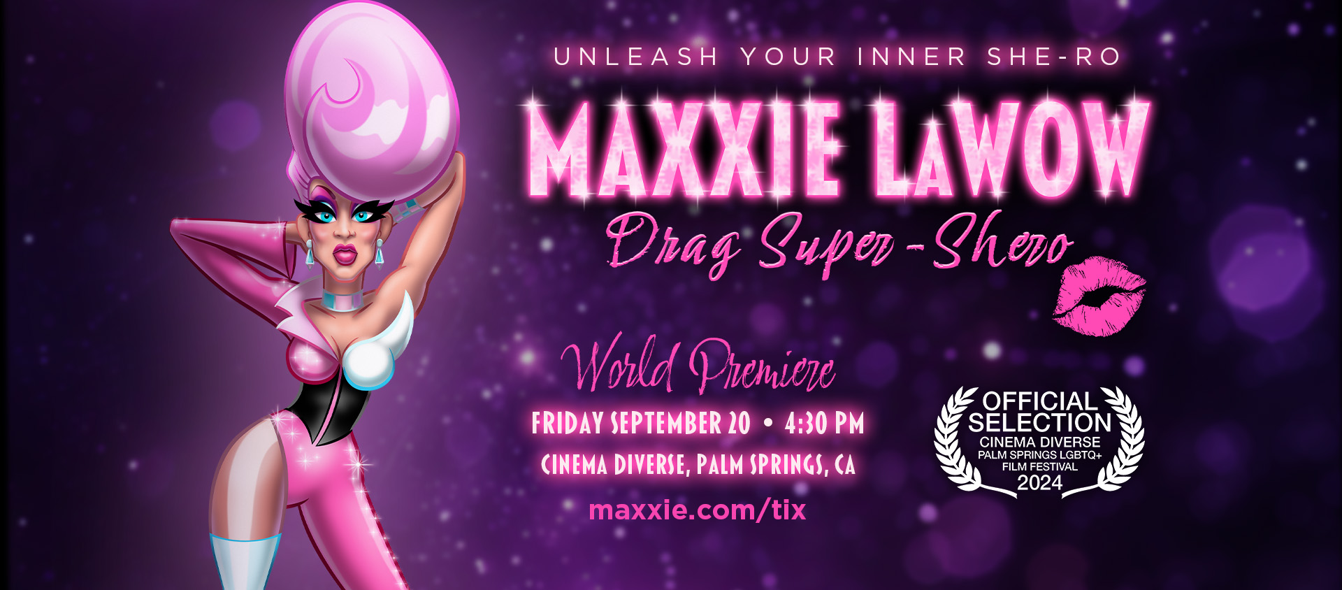 Maxxie LaWow World Premiere at Cinema Diverse!